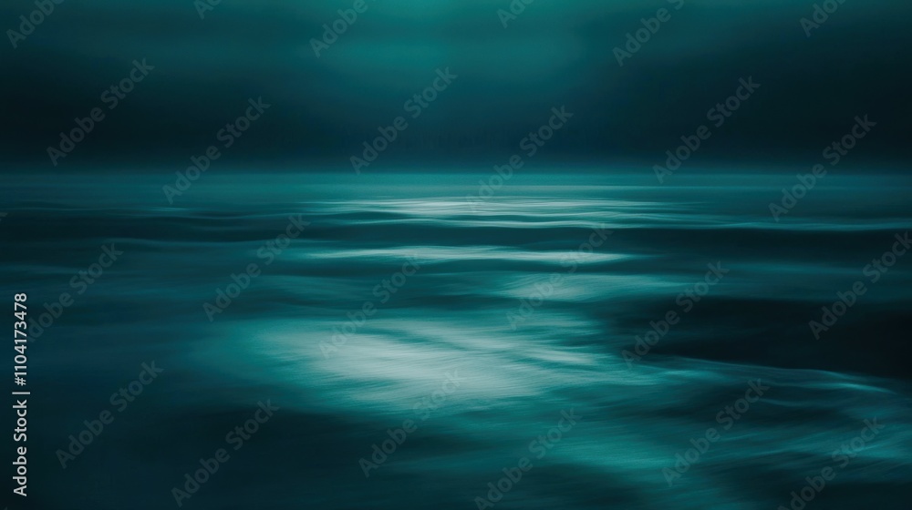 A calming design with layers of dark aqua, navy blue, and teal, resembling the mysterious depths of the ocean. Subtle light beams penetrate the darkness, adding a sense of depth and serenity. A calming design with layers of dark aqua, navy blue, and teal, resembling the mysterious depths of the ocean. Subtle light beams penetrate the darkness, adding a sense of depth and serenity.