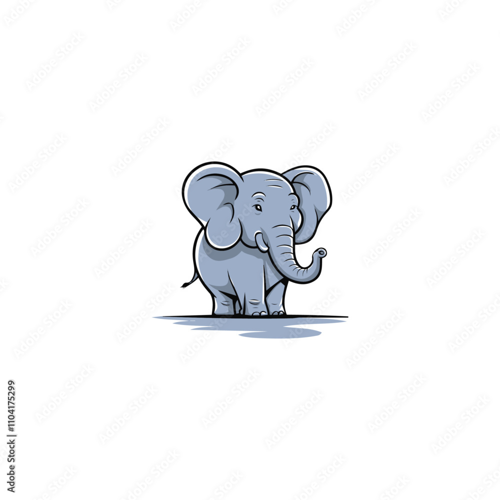 Illustration of Elephant cartoon vector, Happy cute elephant cartoon illustration, a drawing of an elephant, Cute elephant sticker vector illustration, cute baby elephant stickers Illustration of Elephant cartoon vector, Happy cute elephant cartoon illustration, a drawing of an elephant, Cute elephant sticker vector illustration, cute baby elephant stickers