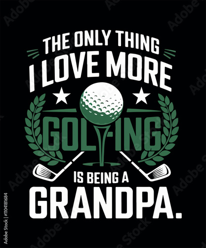 Golfing T-shirt Design