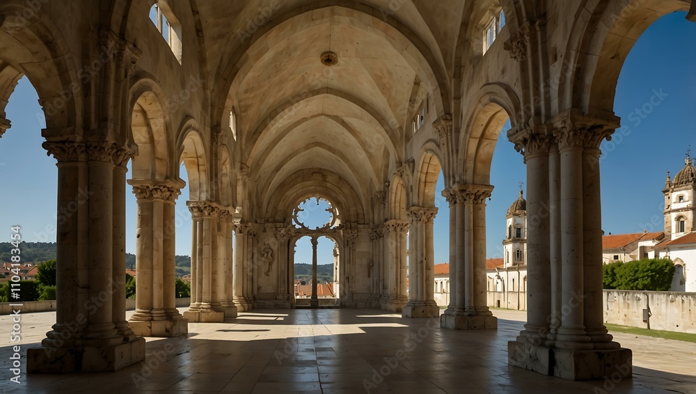 Alcobaça Monastery, Portugal. Alcobaça Monastery, Portugal.