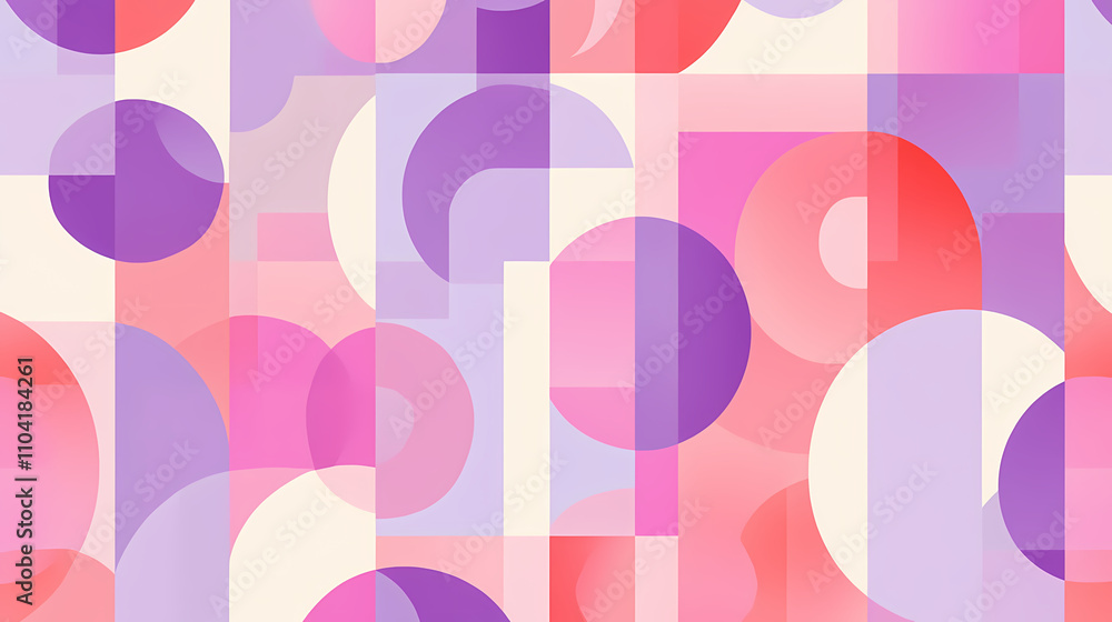 Light purple and pink geometric pattern with shapes and gradients, perfect for background designs. Geometric. Illustration Light purple and pink geometric pattern with shapes and gradients, perfect for background designs. Geometric. Illustration