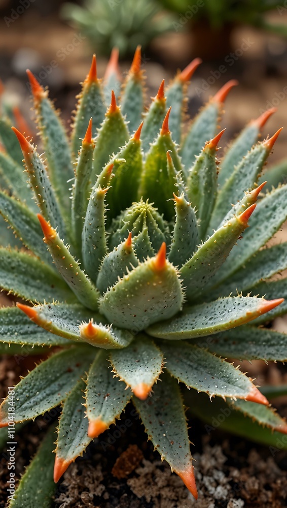 Aloe aristata succulent from South Africa. Aloe aristata succulent from South Africa.