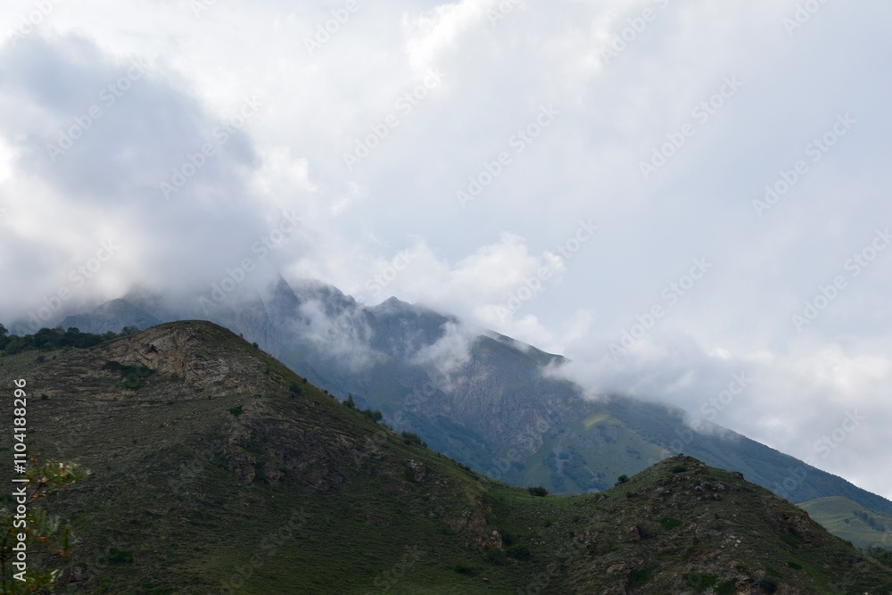 clouds in the mountains clouds in the mountains