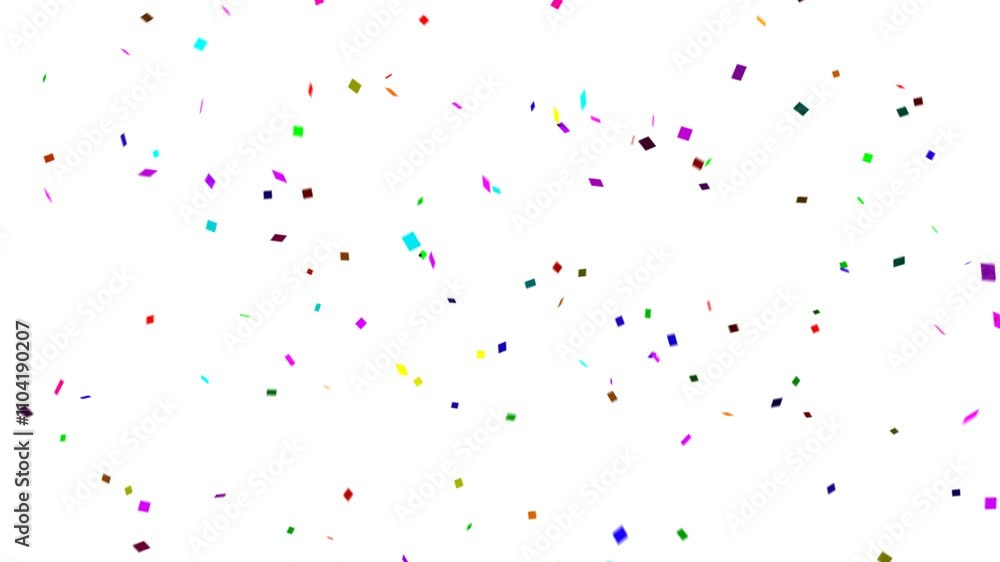 Confetti explosion, Colorful Golden sparke Falling red, blue, purple confetti falling effects on green background, Happy Birthday party, Christmas party, anniversary party. Alpha channel Confetti explosion, Colorful Golden sparke Falling red, blue, purple confetti falling effects on green background, Happy Birthday party, Christmas party, anniversary party. Alpha channel