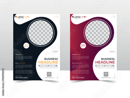 flyer with a creative business trendy geometric create template print design. The newest, best creative, multifaceted, minimal official business advertising magazine poster flyer