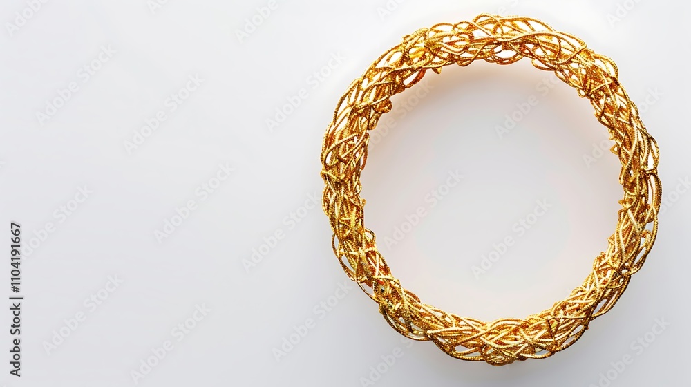 Golden Frame Isolated on a White Background, Showcasing Elegant Design and Classic Beauty for Picture Display and Decorative Use Golden Frame Isolated on a White Background, Showcasing Elegant Design and Classic Beauty for Picture Display and Decorative Use