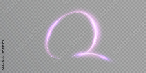 Magic dynamic swirl effect with purple light shimmer for web design and fabulous custom web design and illustration. Vector