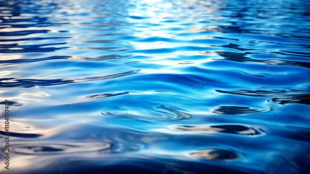 Sea Surface, Water Reflection, Waves Sea Surface, Water Reflection, Waves