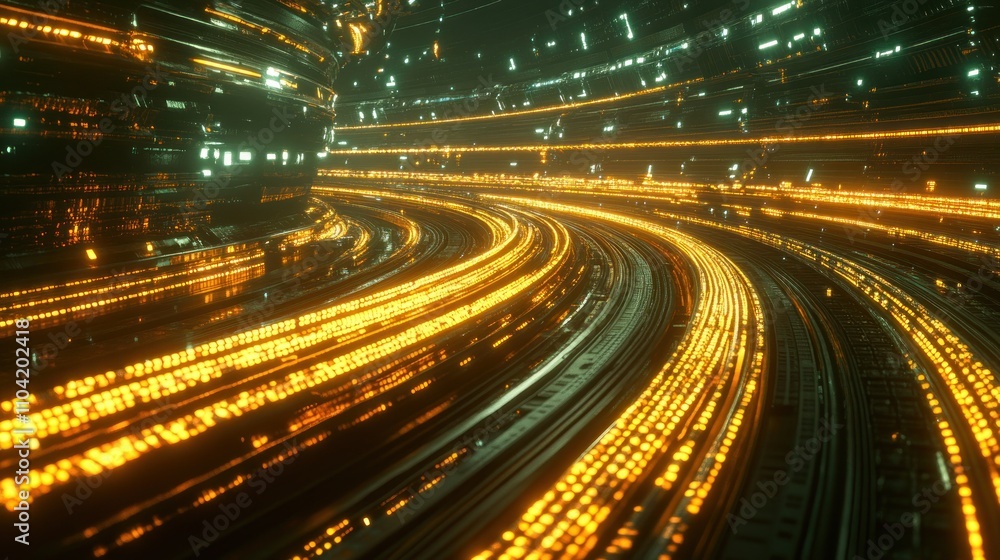 A dynamic, glowing pathway of light, suggesting speed and technology. A dynamic, glowing pathway of light, suggesting speed and technology.