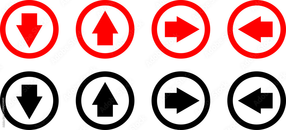 Arrow icons set. Arrow collection. Simple arrow set. Vector illustration Arrow icons set. Arrow collection. Simple arrow set. Vector illustration