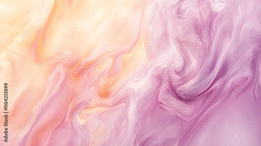 Abstract background featuring glowing pastel gradients in soft hues of pink and orange flowing together seamlessly Abstract background featuring glowing pastel gradients in soft hues of pink and orange flowing together seamlessly