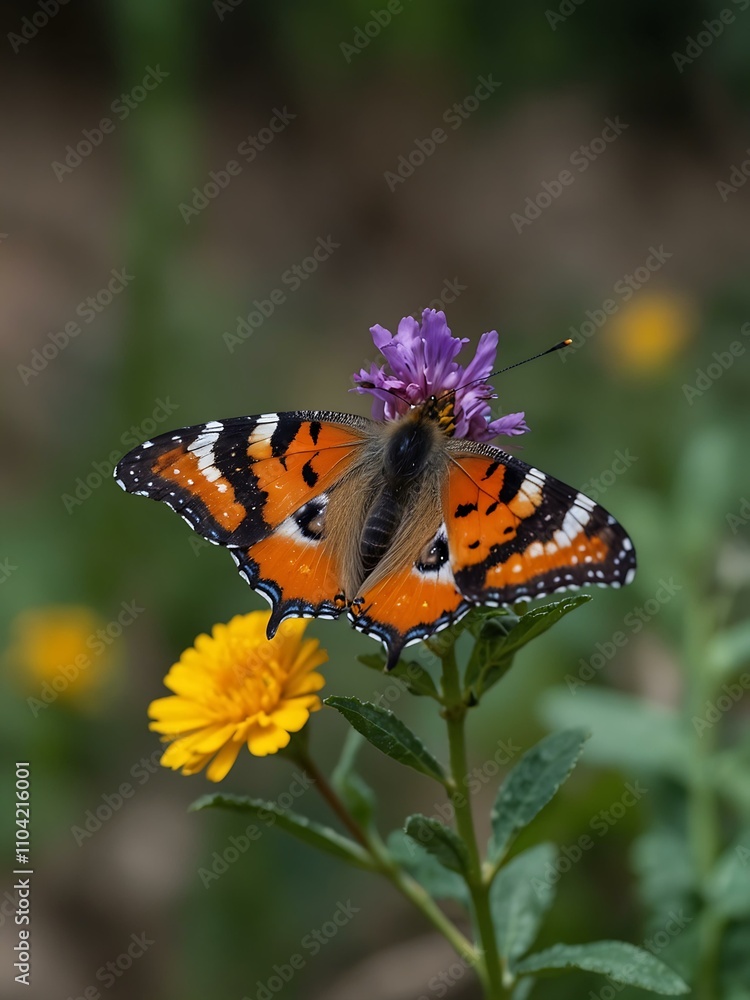 Obraz premium Another butterfly flapping its wings.