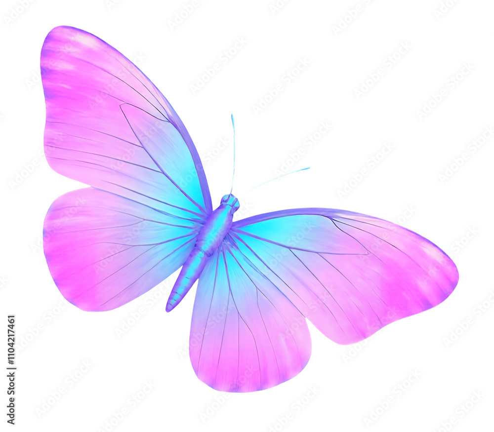 A stunning illustration of a butterfly, detailed with vibrant, multicolored wings, exuding elegance and beauty A stunning illustration of a butterfly, detailed with vibrant, multicolored wings, exuding elegance and beauty