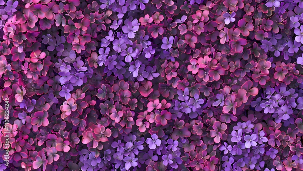 A vibrant close-up showcasing a dense collection of purple and pink flowers, creating a lush and colorful floral tapestry. A vibrant close-up showcasing a dense collection of purple and pink flowers, creating a lush and colorful floral tapestry.