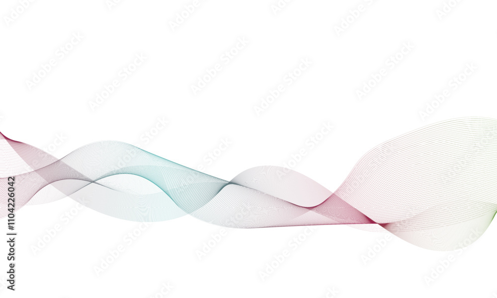 Colorful Smoke Wave Design Modern Background Colorful Smoke Wave Design Modern Background