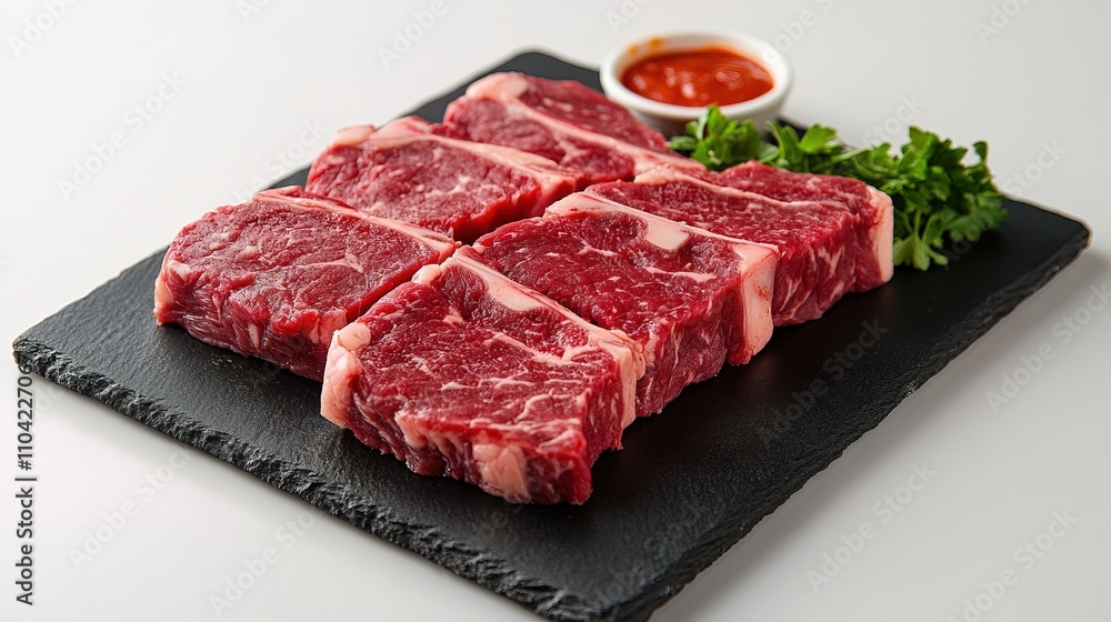 Barbecue Steak T-bone beef steak sliced Barbecue Steak T-bone beef steak sliced
