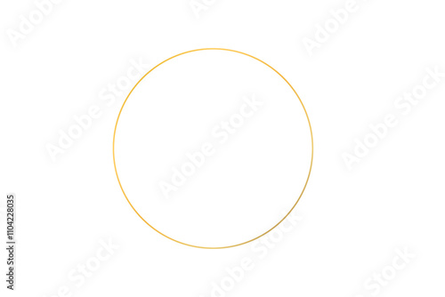 gold circle, bronze circle, ring aesthetic , golden circle on transparent background	
