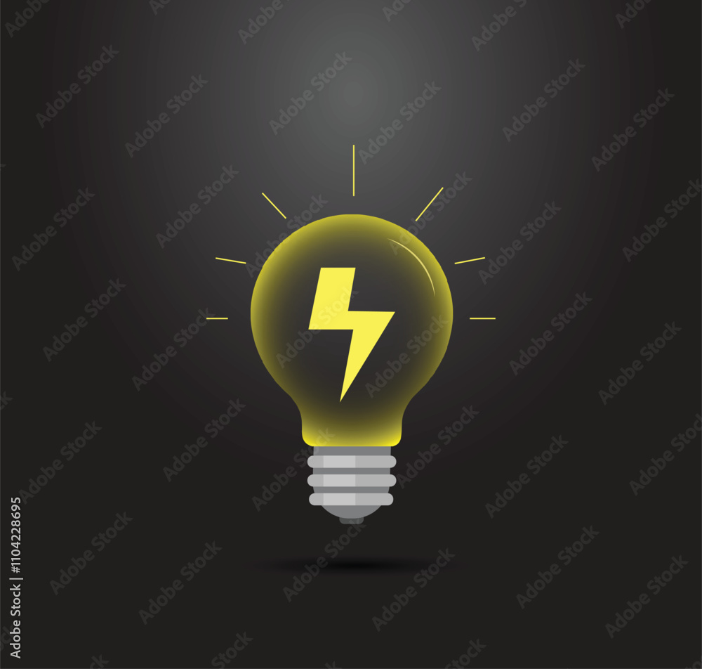 Save energy concept with bulb Save energy concept with bulb