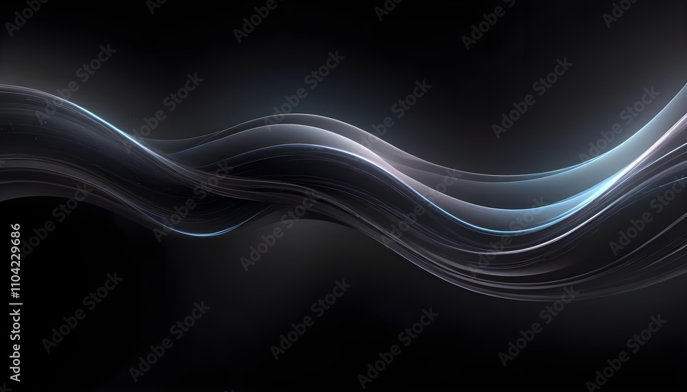 Naklejka premium Diagonal black and gray lines on a dark background