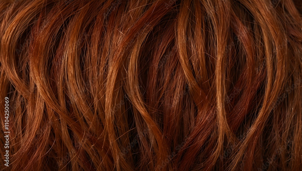 Background with red hair texture. Background with red hair texture.