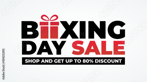 Boxing Day Modern Creative Sale banner 