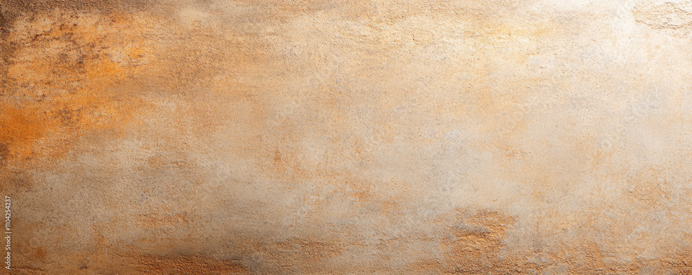 Wide panoramic background featuring an orange brown textured surface, ideal for design projects requiring a rough and aged aesthetic Wide panoramic background featuring an orange brown textured surface, ideal for design projects requiring a rough and aged aesthetic