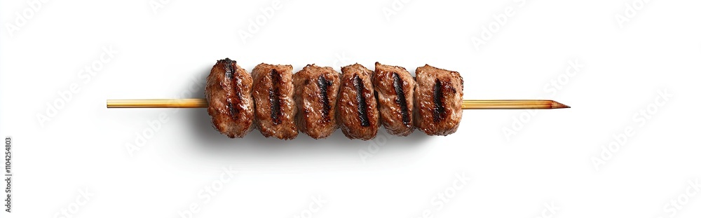 Grilled Meat Kebab on Skewer Grilled Meat Kebab on Skewer