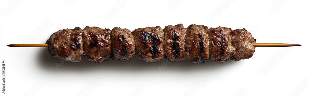 Grilled Meat Kebab on Skewer Grilled Meat Kebab on Skewer