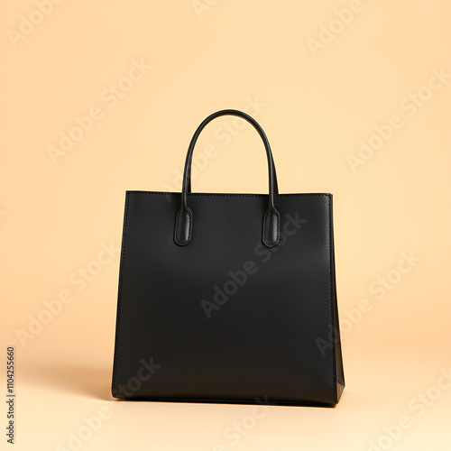 luxury lady handbag on minimal background