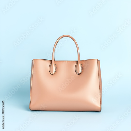 luxury lady handbag on minimal background