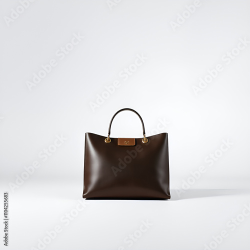 luxury lady handbag on minimal background