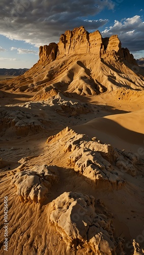 Bardenas Reales desert, Navarra, Spain.