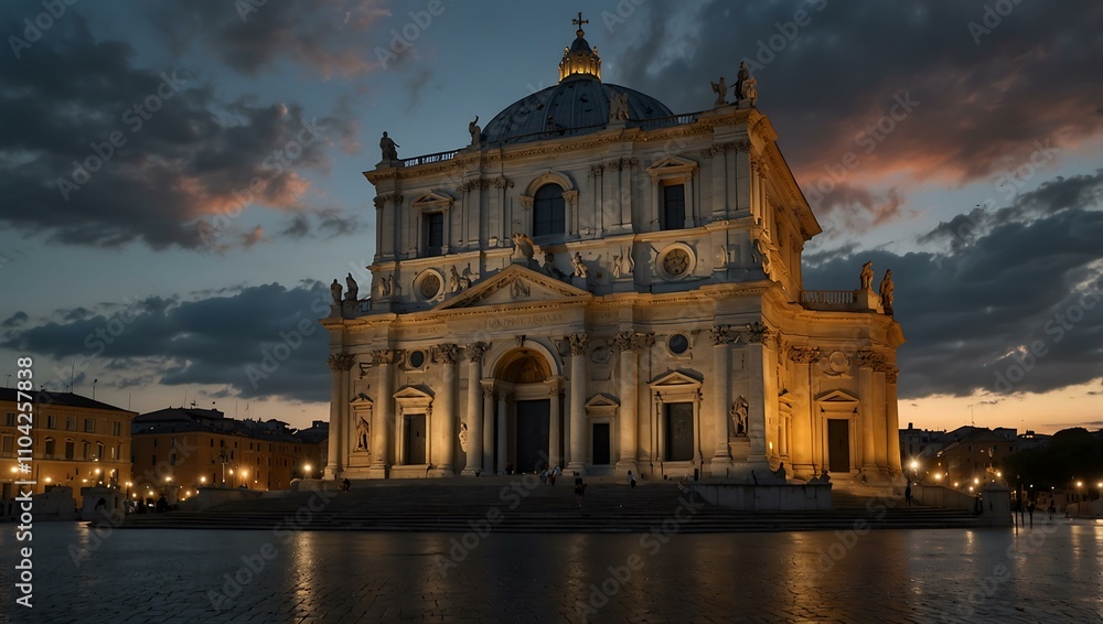 Obraz premium Basilica di Santa Maria Maggiore, Rome, Italy.