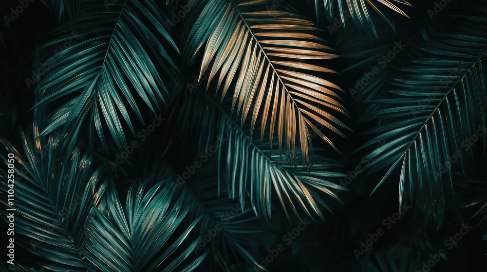 Aesthetic tropical leaves background. Luxury natural bananas, monstera, palm leaves botanical wallpaper. Aesthetic tropical leaves background. Luxury natural bananas, monstera, palm leaves botanical wallpaper.