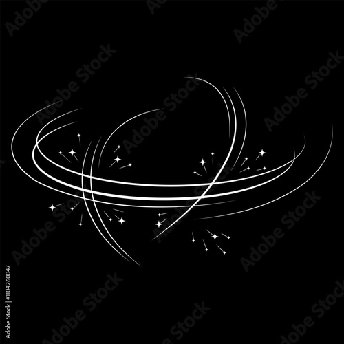 Vector sword of ninja clash anime comic cartoon effect.