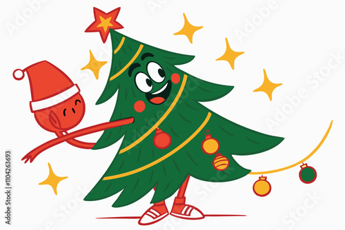 Funny Christmas Car Vroom the Reindeer Tree Hilarious Holiday Ride