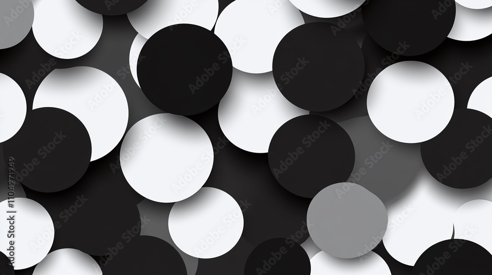 Minimalist pattern of overlapping circles in monochromatic grayscale creating depth through transparency and shadow effects perfect for portfolio websites Minimalist pattern of overlapping circles in monochromatic grayscale creating depth through transparency and shadow effects perfect for portfolio websites