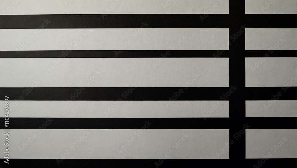 Fototapeta premium Black and white striped backdrop.