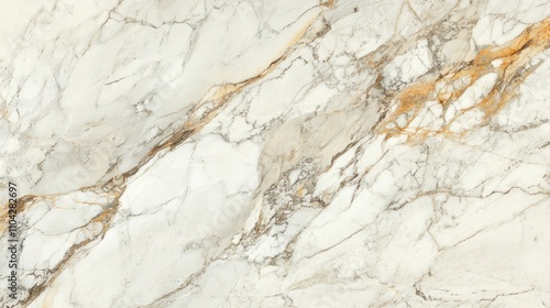 Elegant White and Gold Marble Texture: A Luxurious Background Image