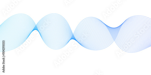Abstract wave line for background and desktop wallpaper. Curve wave line vector design.