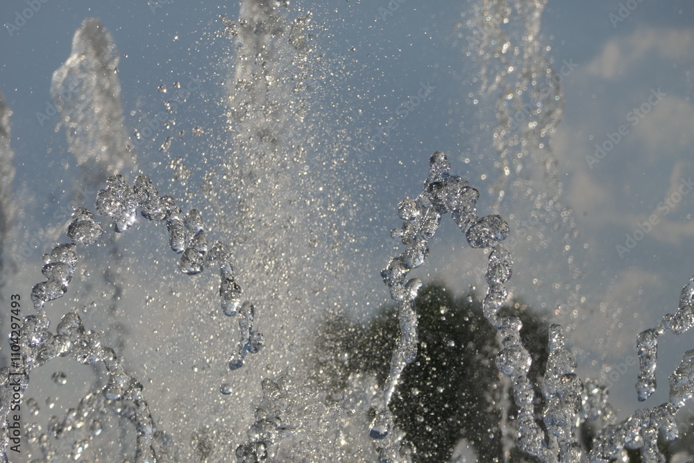 water splash in the fountain water splash in the fountain