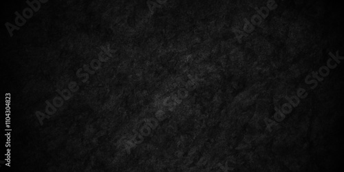 Dark Black texture chalk board and black board background. stone concrete texture grunge backdrop background anthracite panorama. Panorama dark grey black slate background or texture.