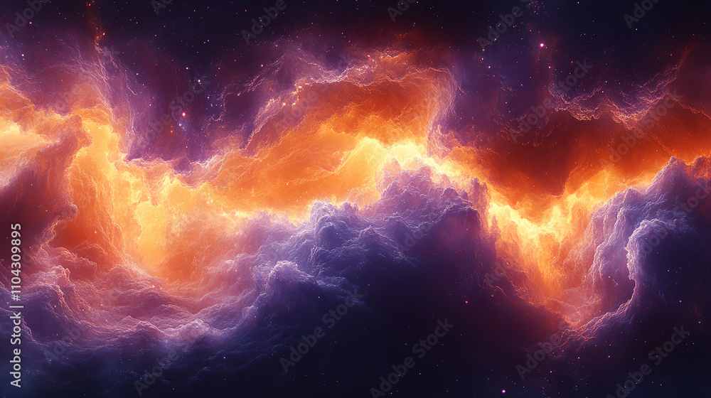 Stunning nebula showcases vibrant colors and dynamic shapes in deep space, creating a breathtaking cosmic vista. Generative AI Stunning nebula showcases vibrant colors and dynamic shapes in deep space, creating a breathtaking cosmic vista. Generative AI