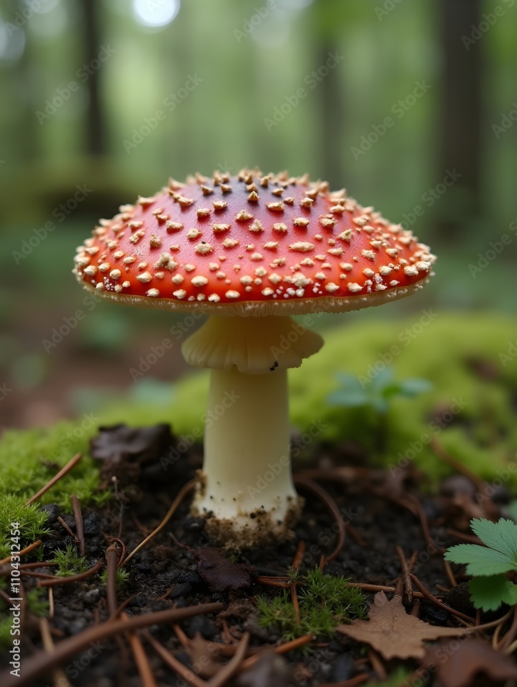 Amanita Pantherina, Known as the Panther Cap, False Blusher and Panther Amanita. Healing and Medicinal Mushroom Growing in Forest. Can Be Used for Micro Dosing, Spiritual Practices and Shaman Rituals Amanita Pantherina, Known as the Panther Cap, False Blusher and Panther Amanita. Healing and Medicinal Mushroom Growing in Forest. Can Be Used for Micro Dosing, Spiritual Practices and Shaman Rituals