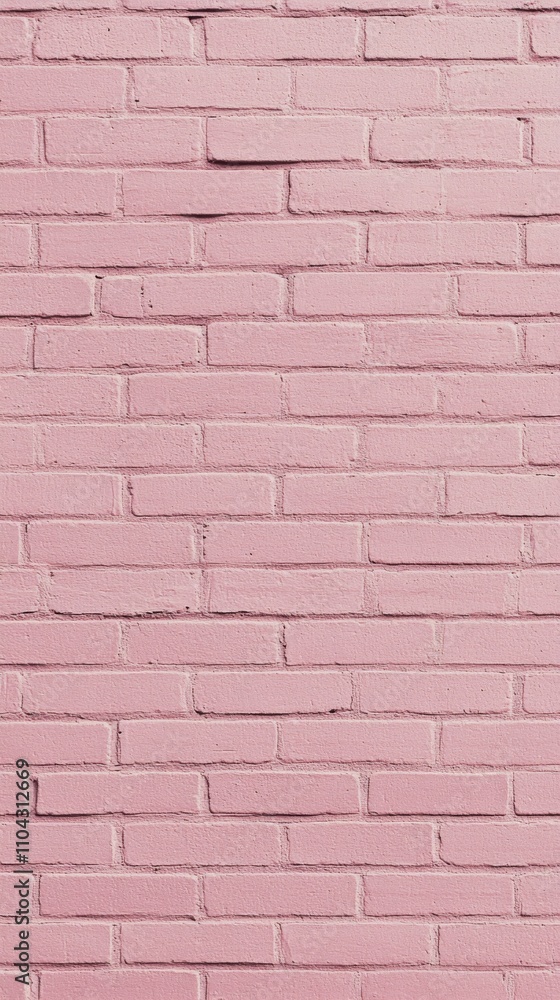 Obraz premium Bright pink brick wall creates a vibrant backdrop for urban photography and creative artworks