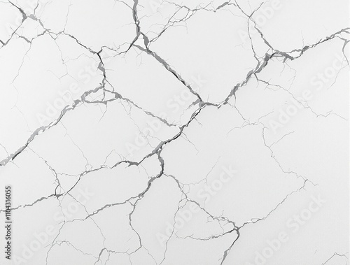 Abstract background of white and gray cracked wall, worn out, urban, structure, broken, architecture