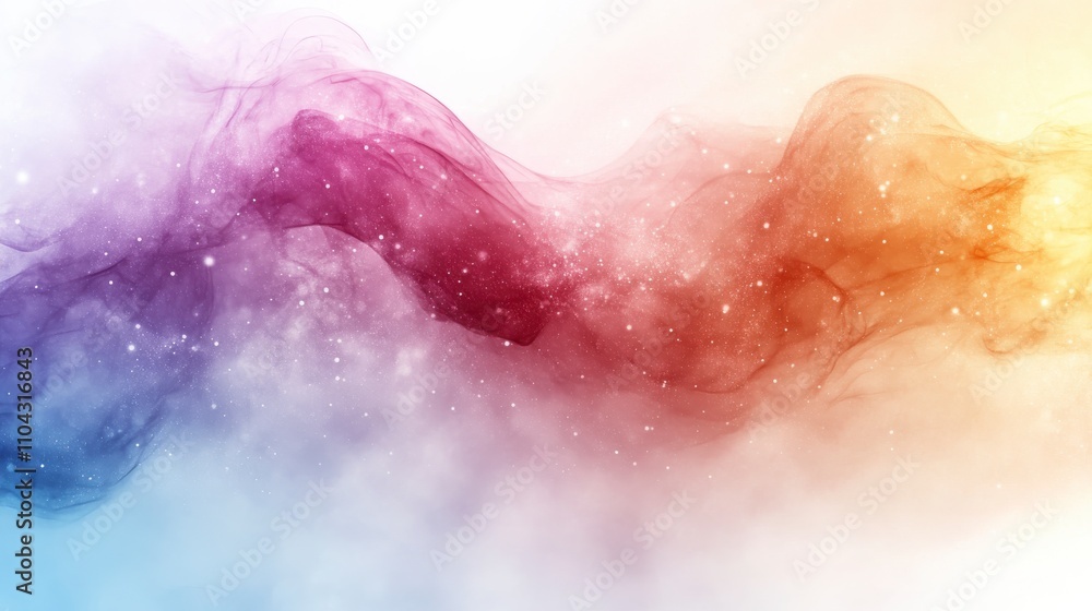 Fototapeta premium abstract watercolor background with clouds