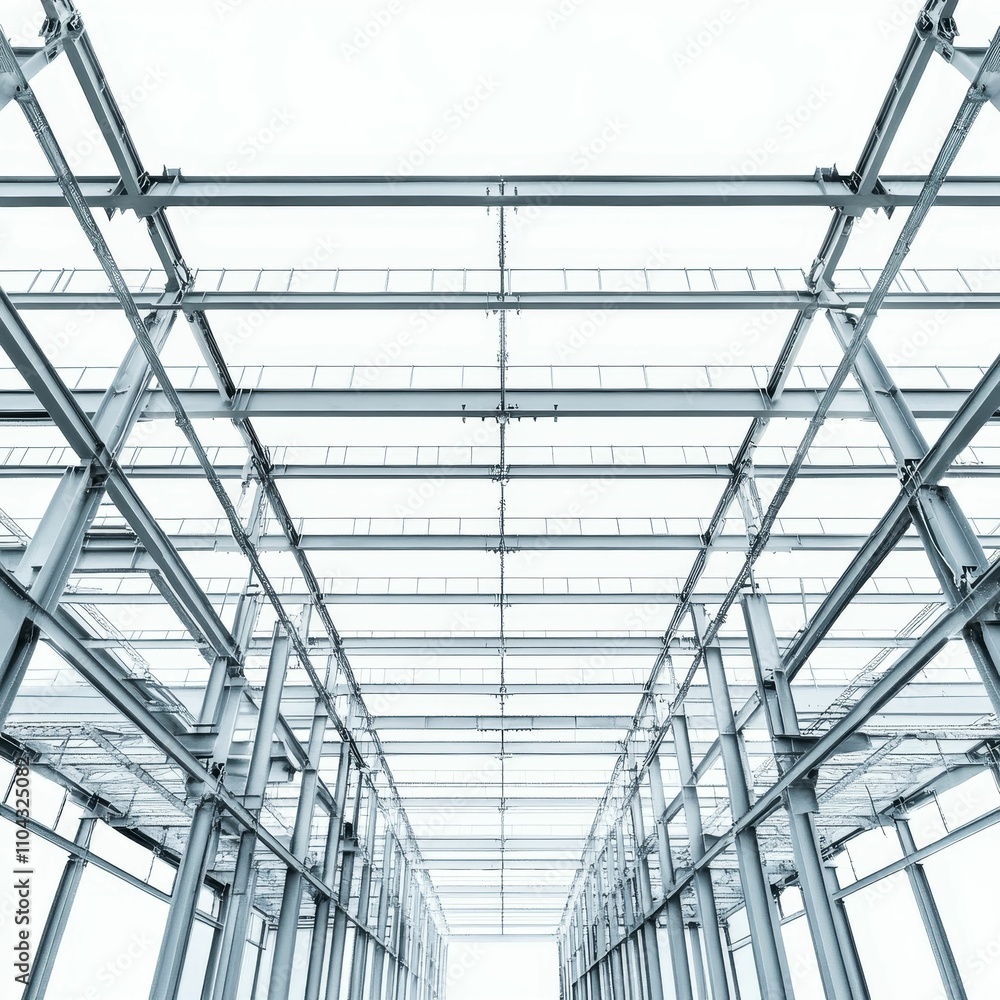 Steel framework, building skeleton, geometric, industrial, structure. Steel framework, building skeleton, geometric, industrial, structure.