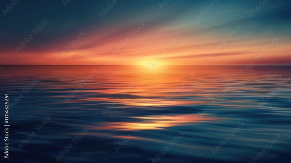 Sunset sea blur, Abstract natural texture motion blur at sunrise ocean, Dark sky sunlight and deep water background Sunset sea blur, Abstract natural texture motion blur at sunrise ocean, Dark sky sunlight and deep water background