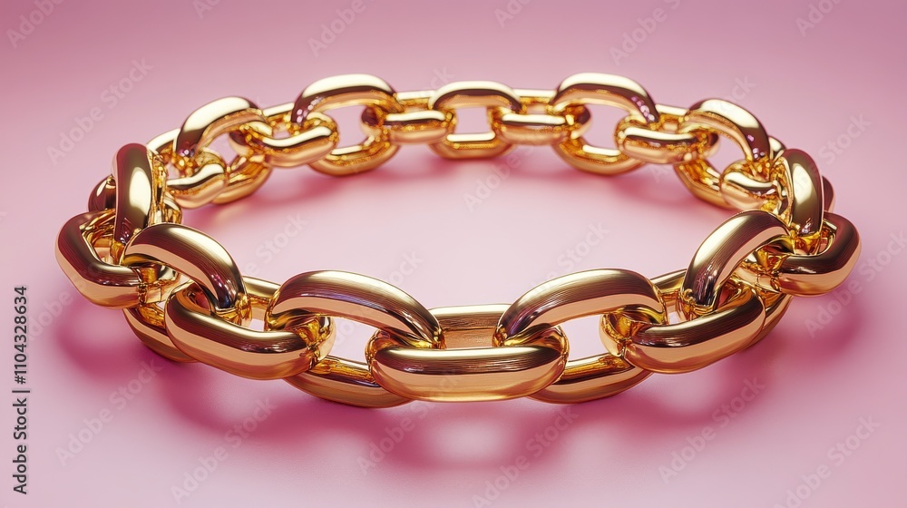 A Stunning Gold Chain Bracelet: Exquisite Design and Luxury